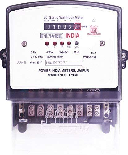 3 phase watt meter.